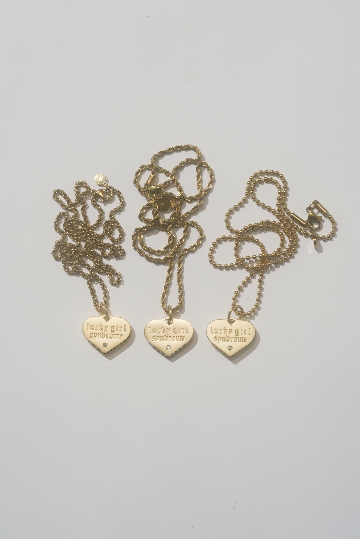 'Lucky Girl Syndrome' Pendant - (Single)