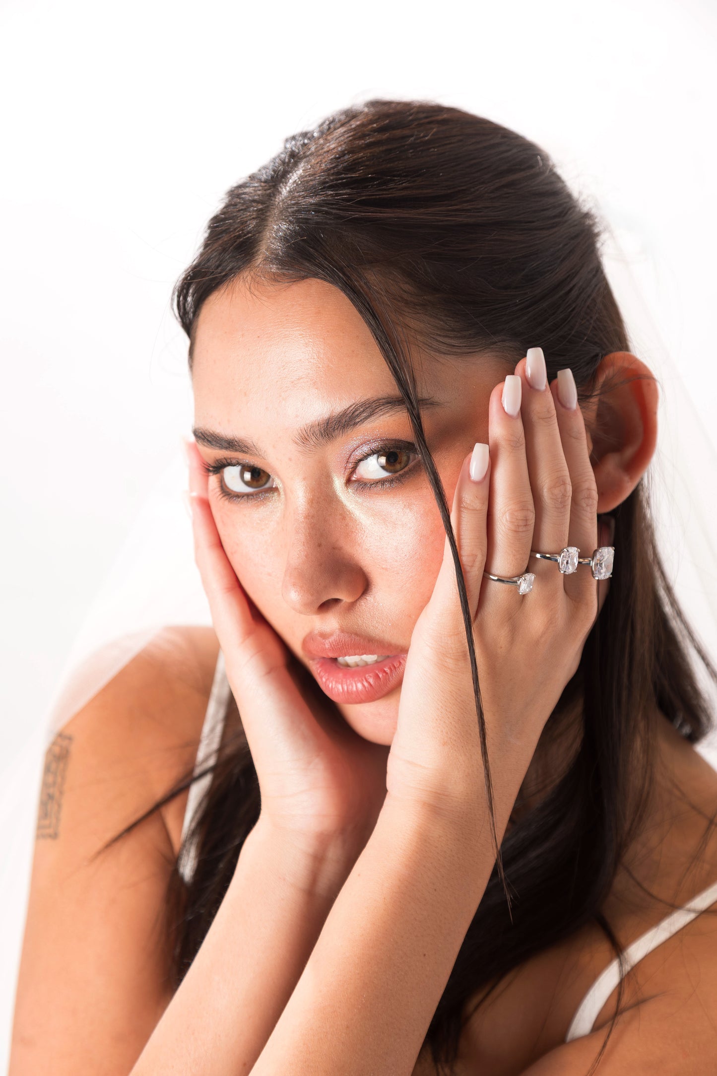 Medium Cushion Cut Promise Ring