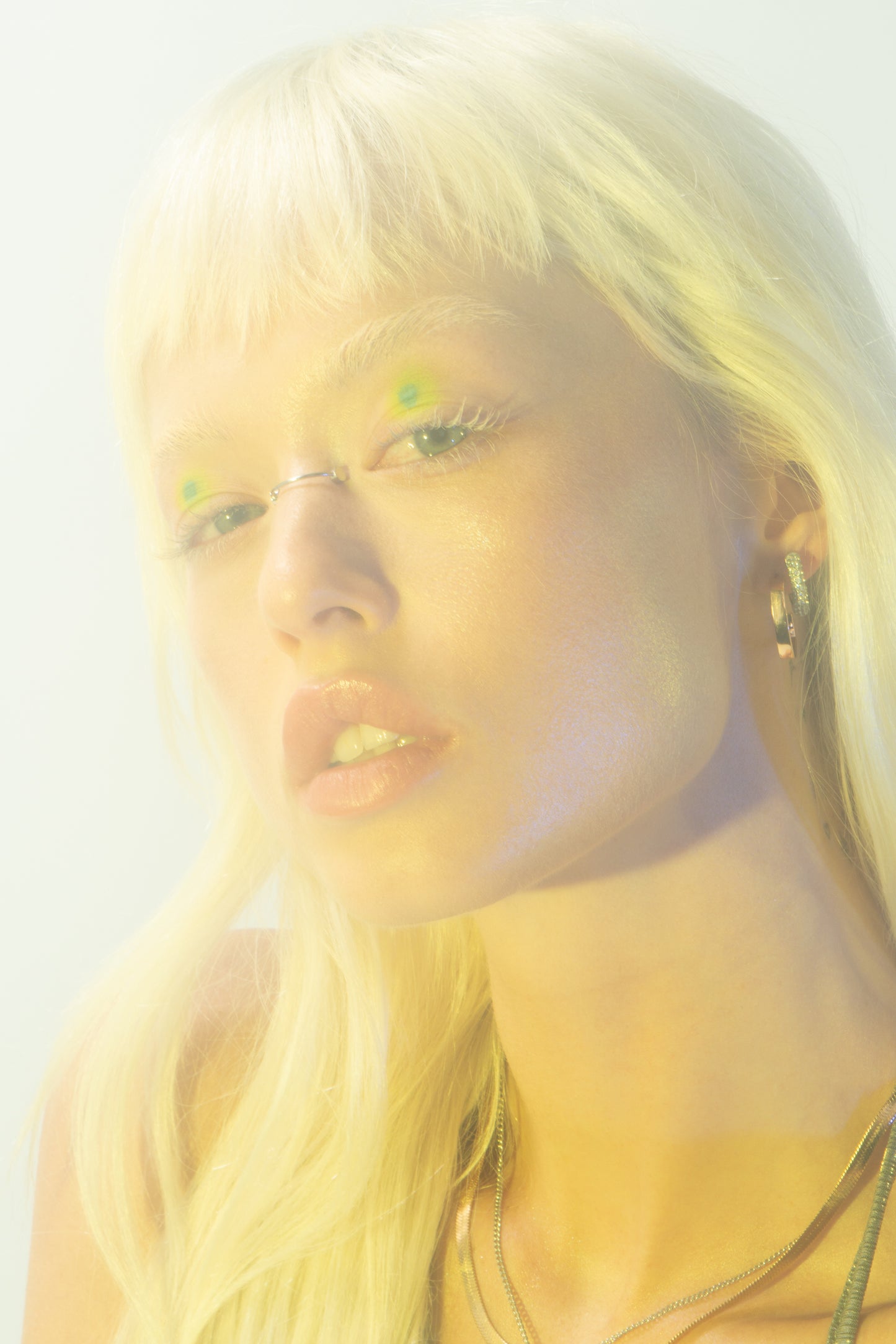 Hardware Nose Bridge Cuff - Silver