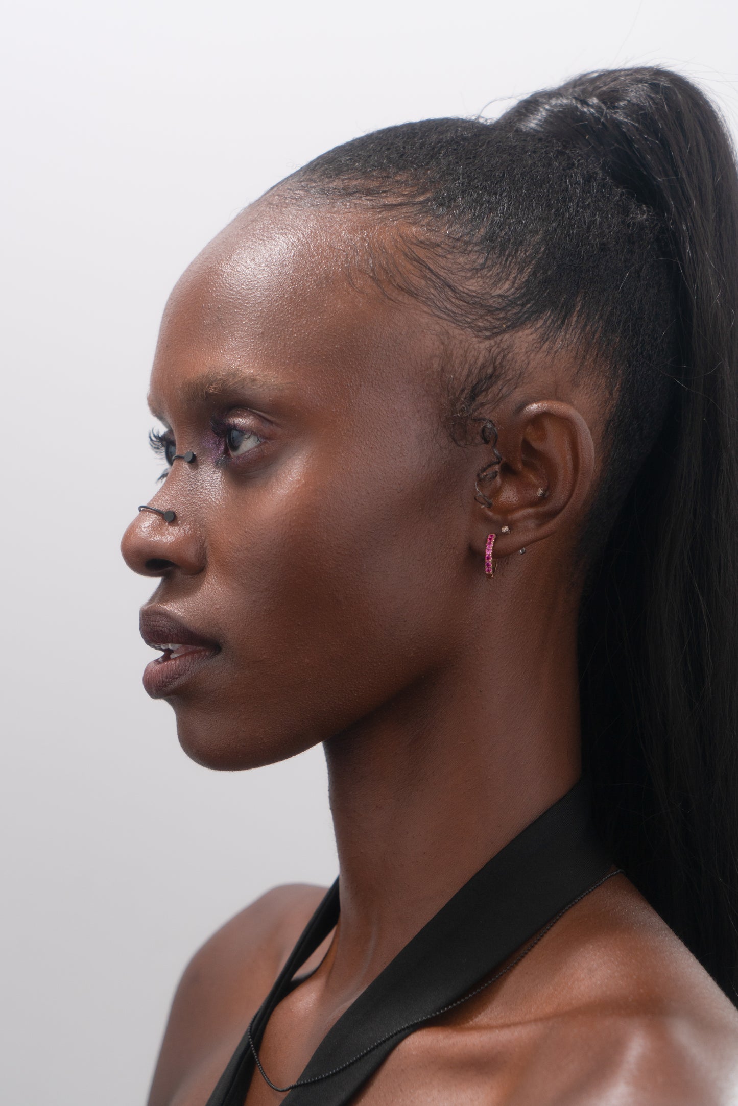 Hardware Nose Bridge Cuff - Matte Black