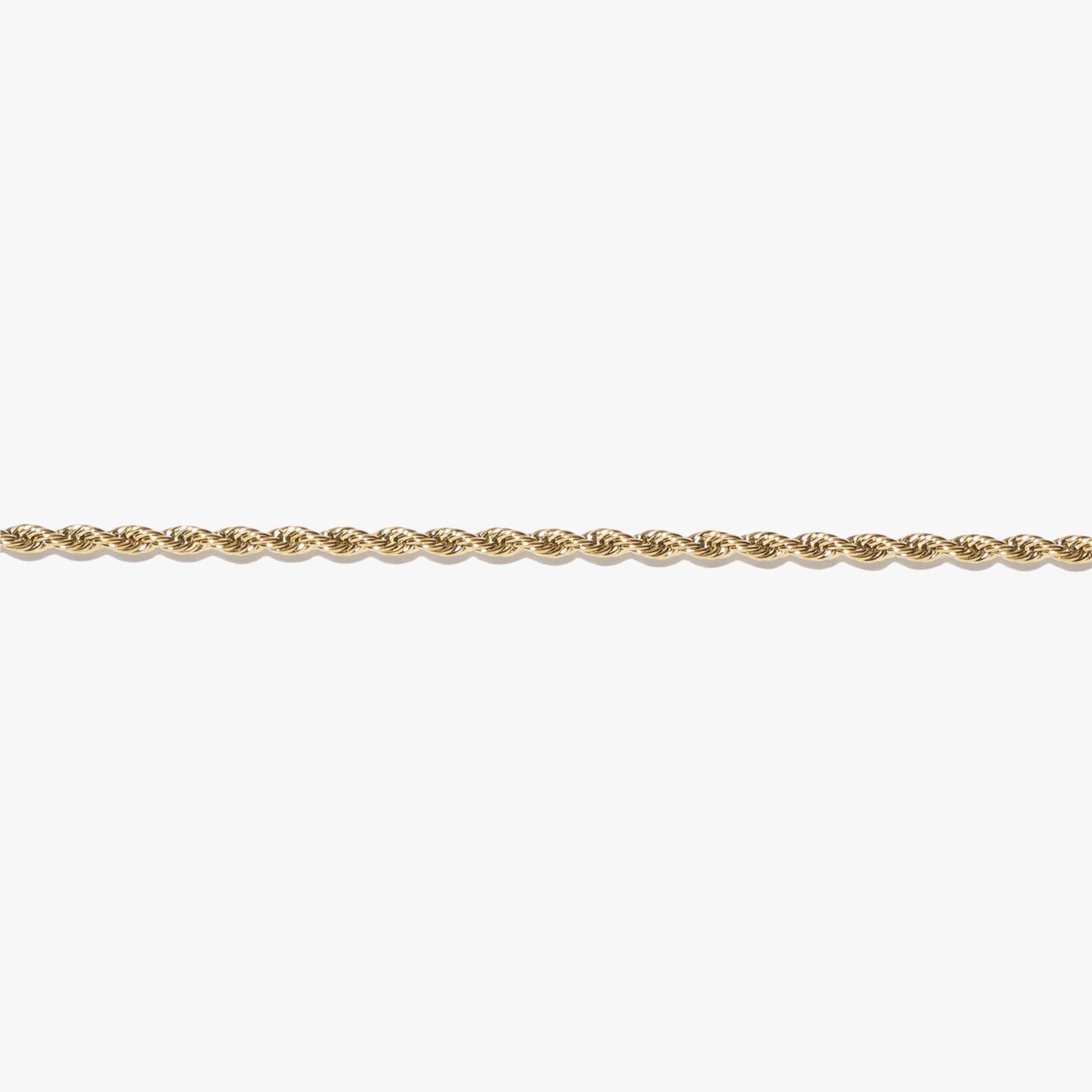 【Miansai】Rope Chain Anklet,Gold Vermeil Rope Chain Necklace, Gold Vermeil | Women's Necklaces | Miansai