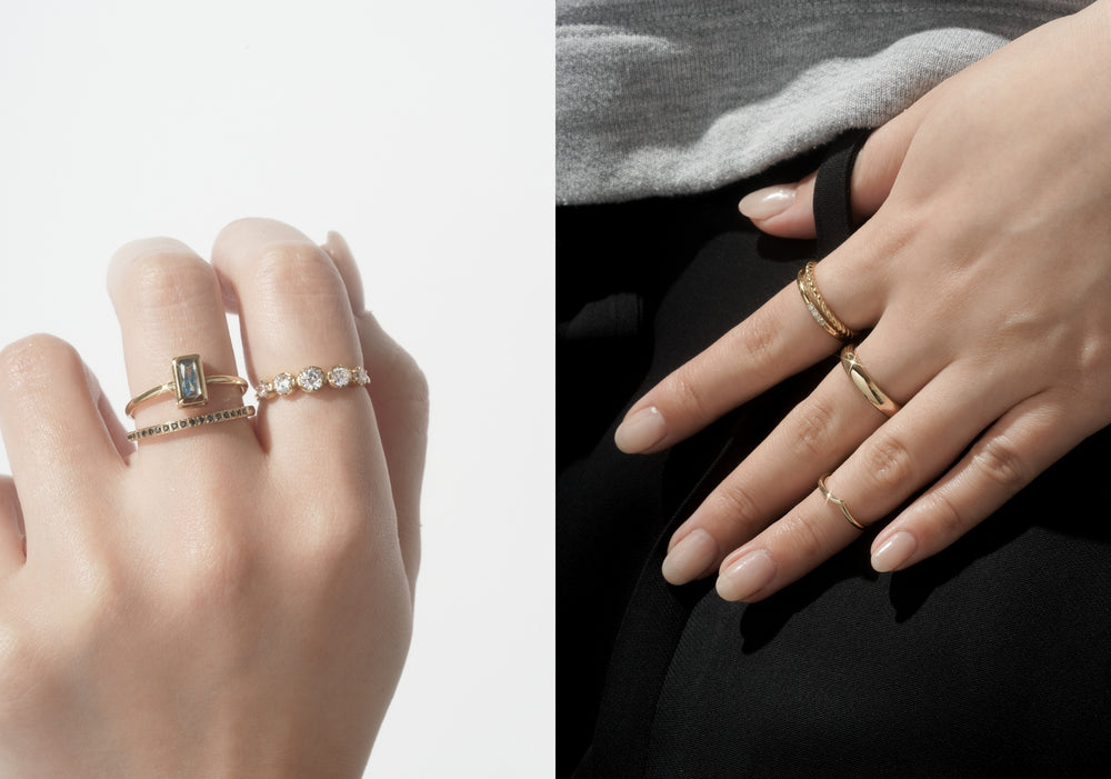 Simple Clean Ring Stack Ring Stacking Guide For Minimalists – Ready-Made