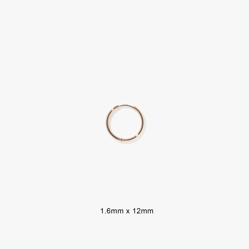 Rose Gold / 12 mm