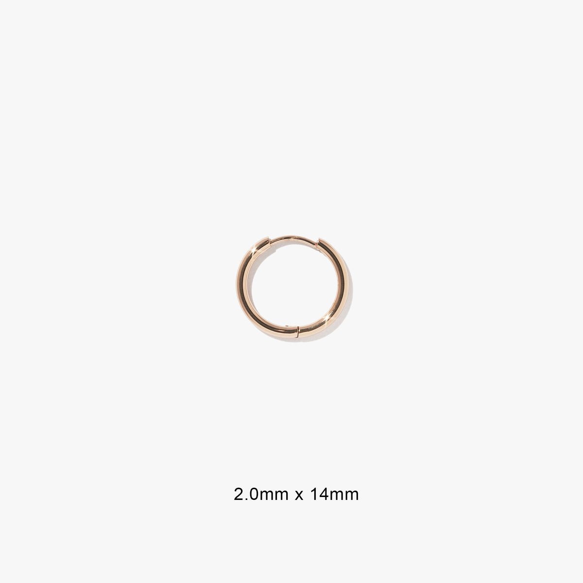 Rose Gold / 14 mm