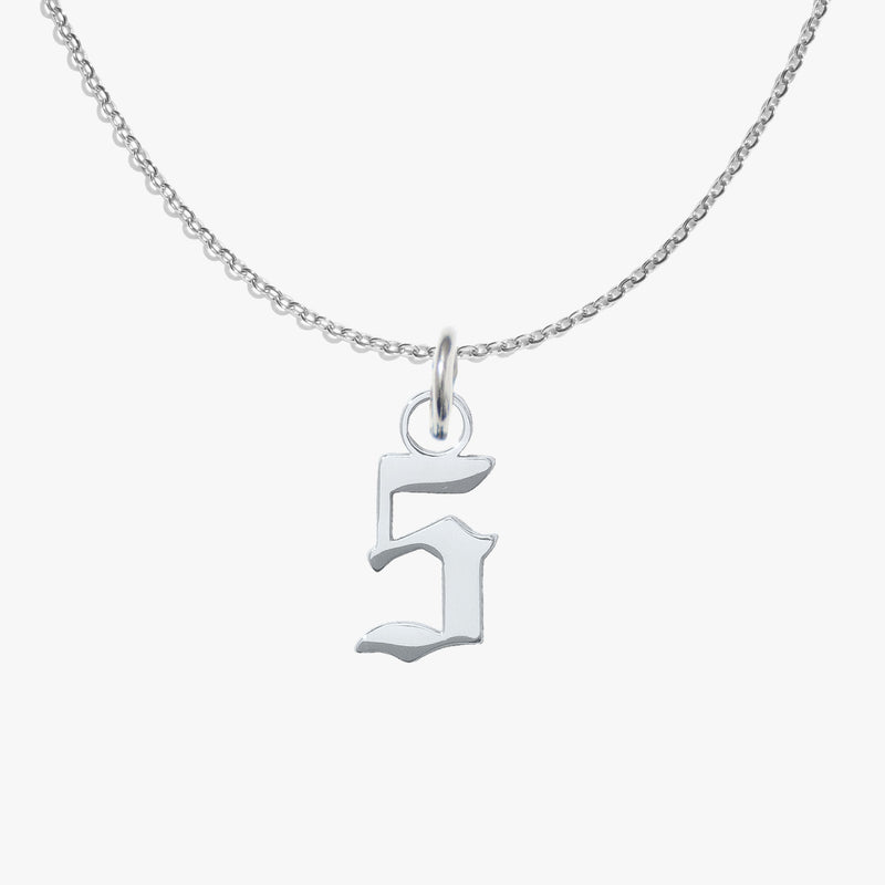 5, silver, pendant #pdp