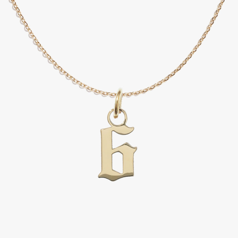 6, gold, pendant #pdp