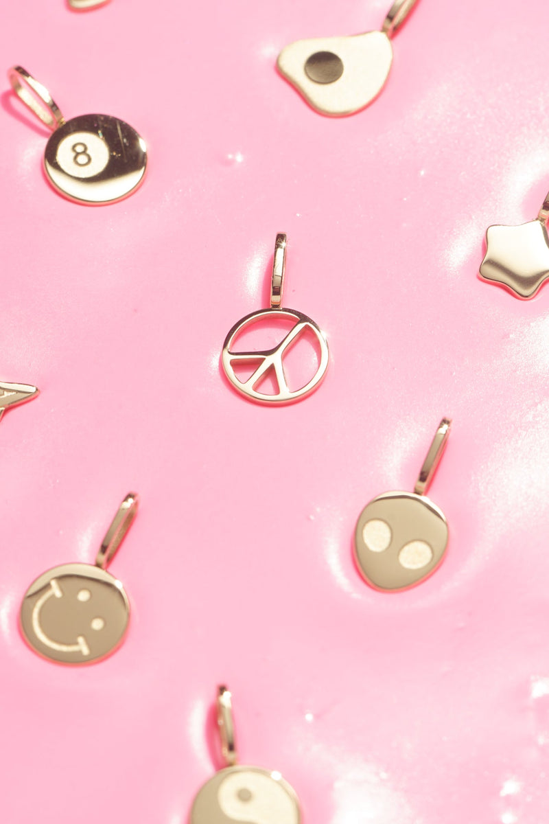 Ready-Made 2D charms — gold #pdp