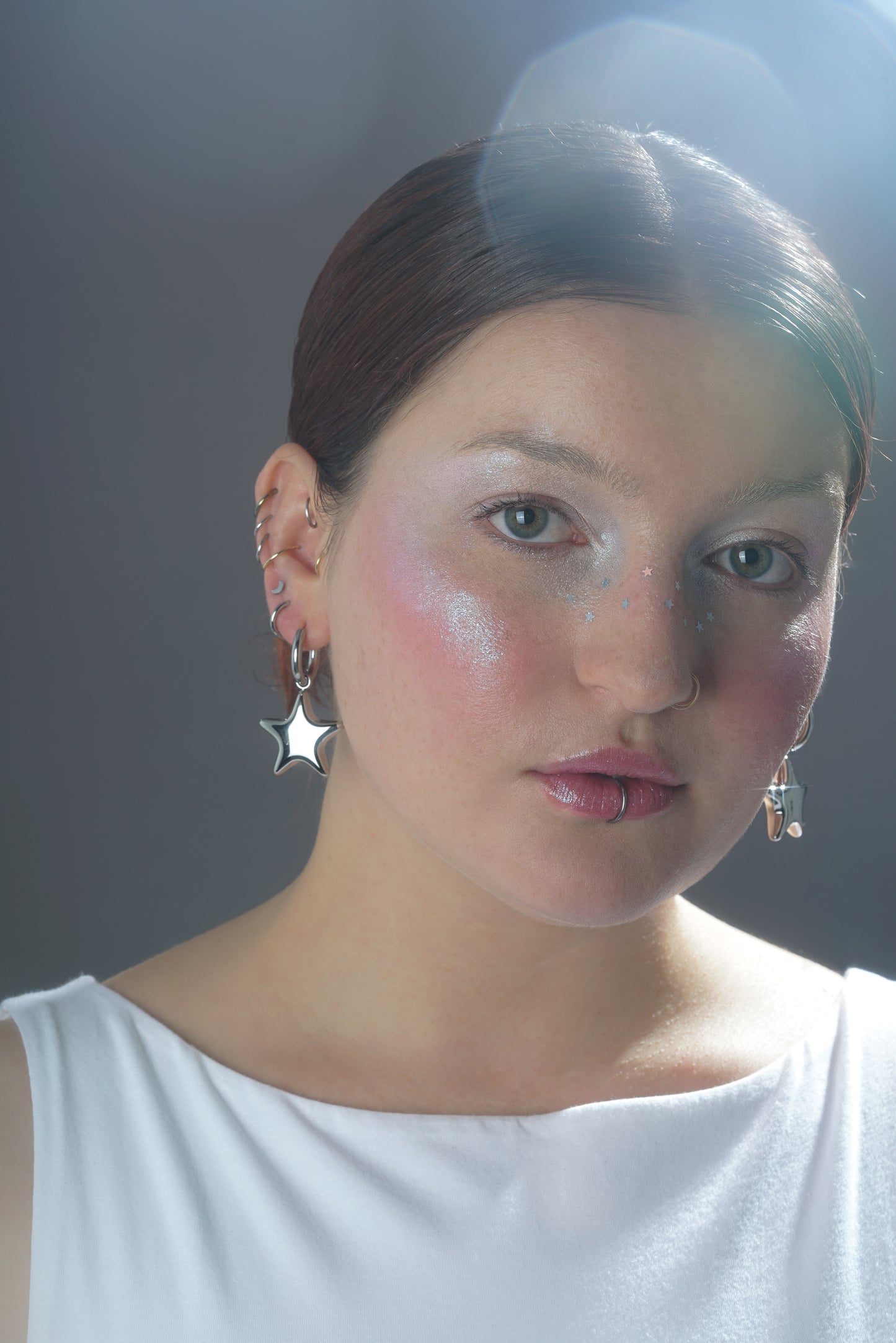 Metallic Comet Hoops