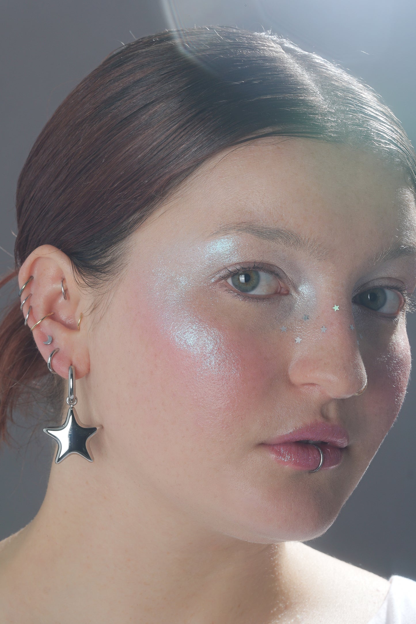 Metallic Comet Hoops