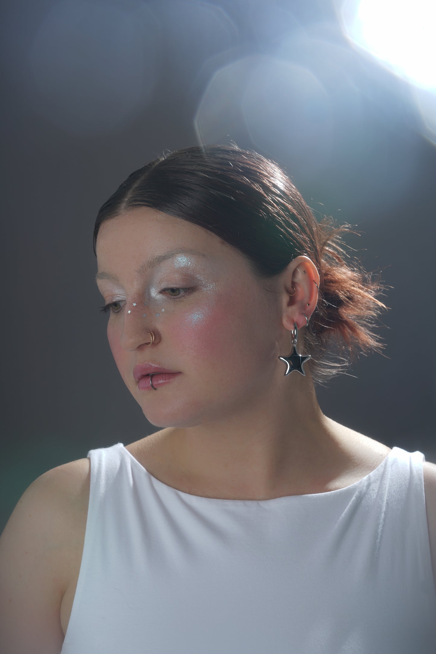 Metallic Comet Hoops