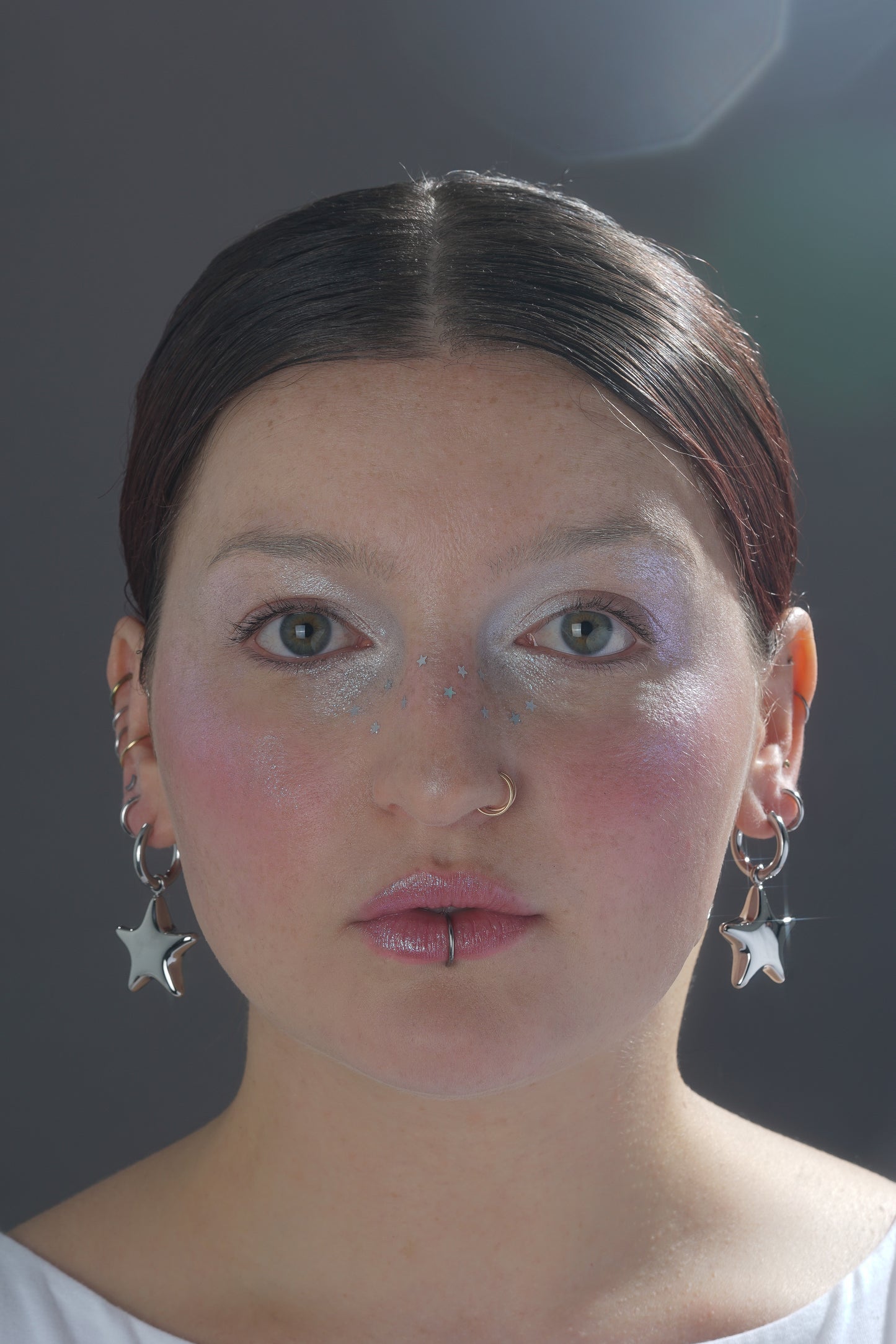 Metallic Comet Hoops