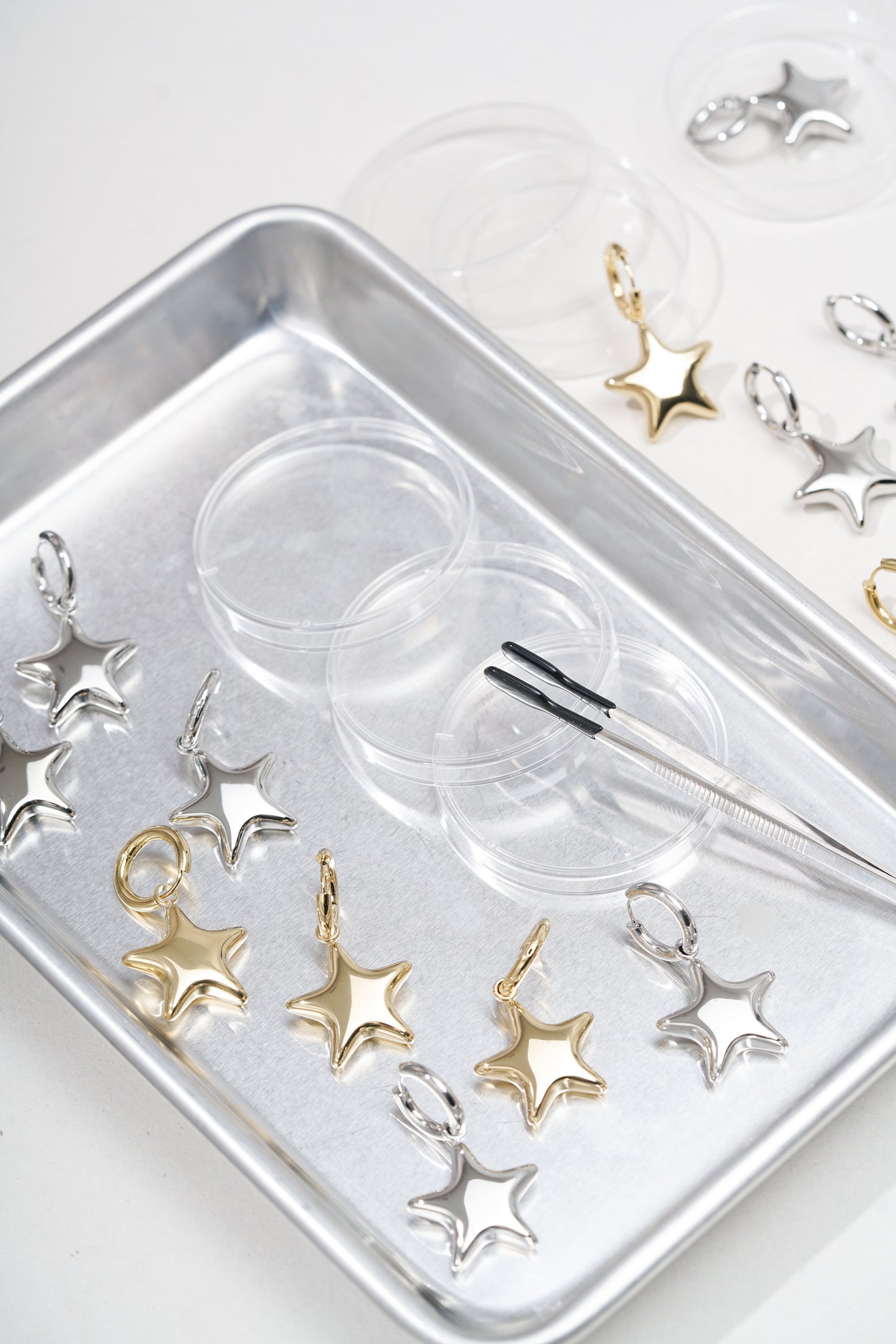 Metallic Comet Hoops