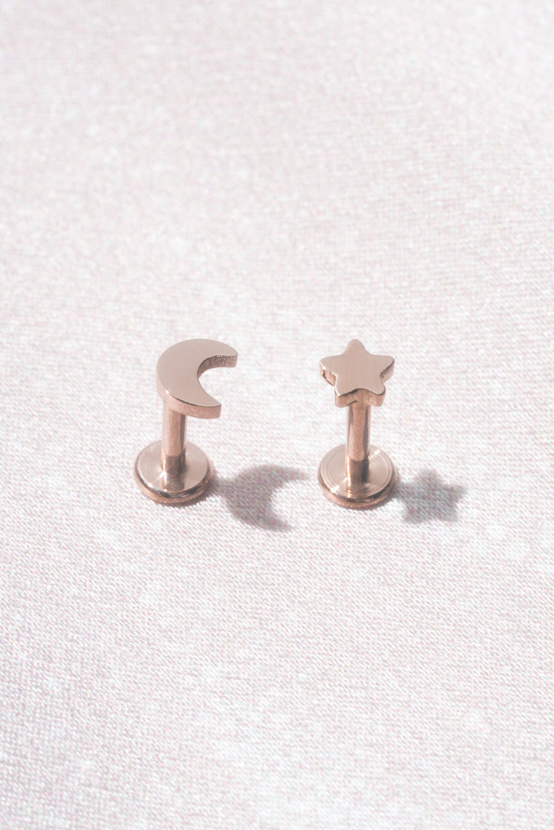 Star Threaded Flat Back Stud (Single) – Ready-Made