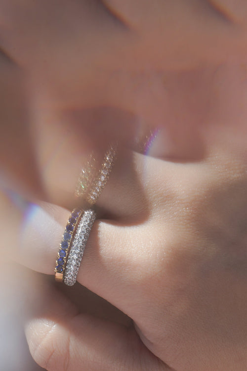 Ready-Made Sapphire Satellite 2.0 Ring