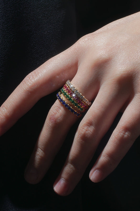 Ready-Made Ruby Satellite 2.0 Ring