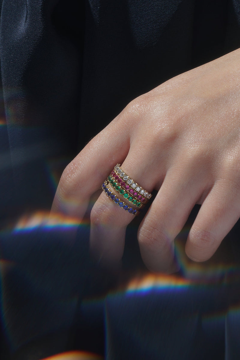 Ready-Made Emerald Satellite 2.0 Ring