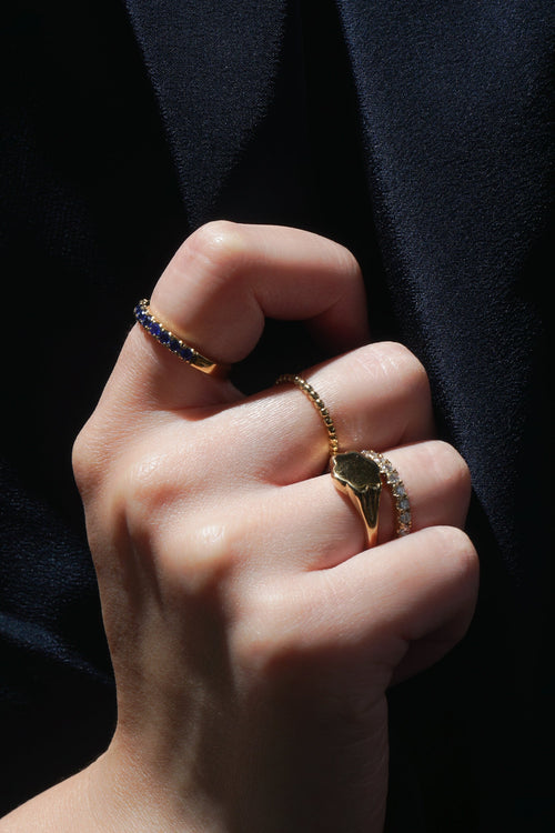 Ready-Made Sapphire Satellite 2.0 Ring