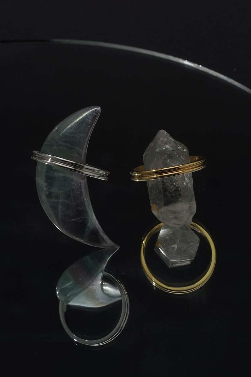 gold, silver