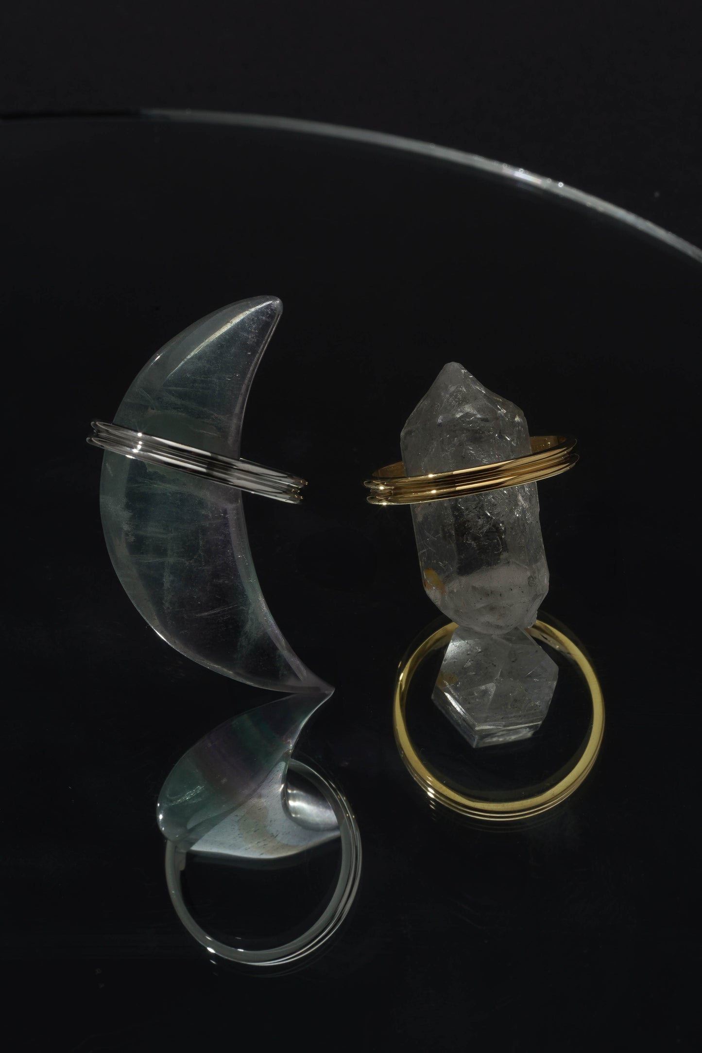 gold, silver