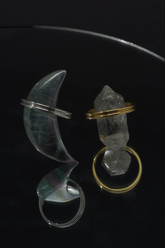 gold, silver