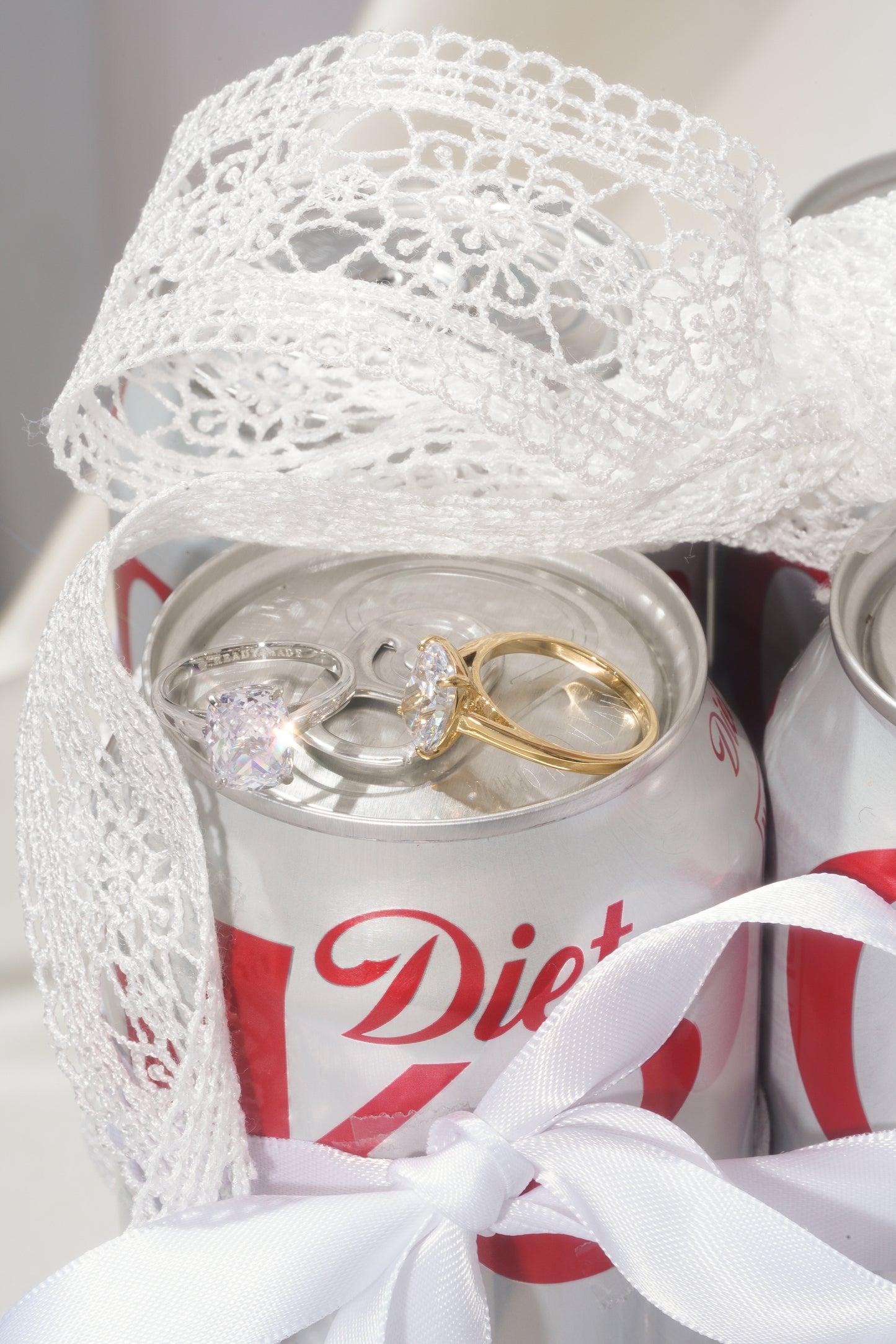 Medium Cushion Cut Promise Ring