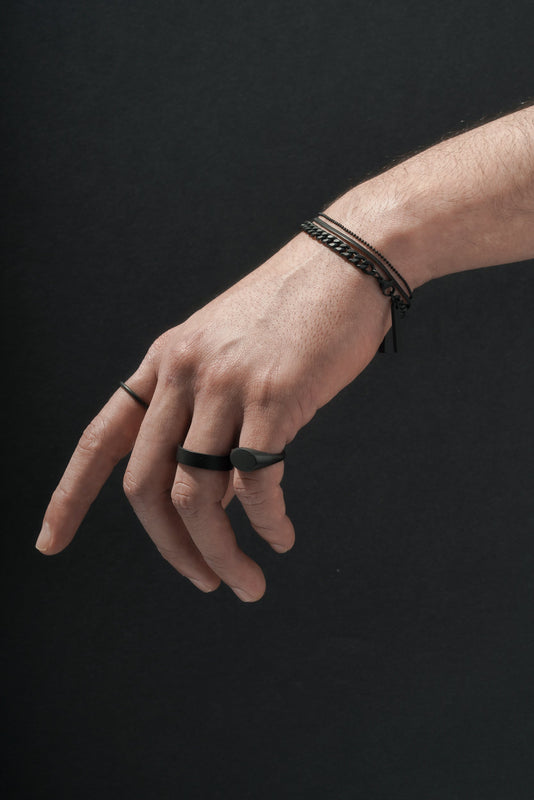 Ball Chain Bracelet worn
