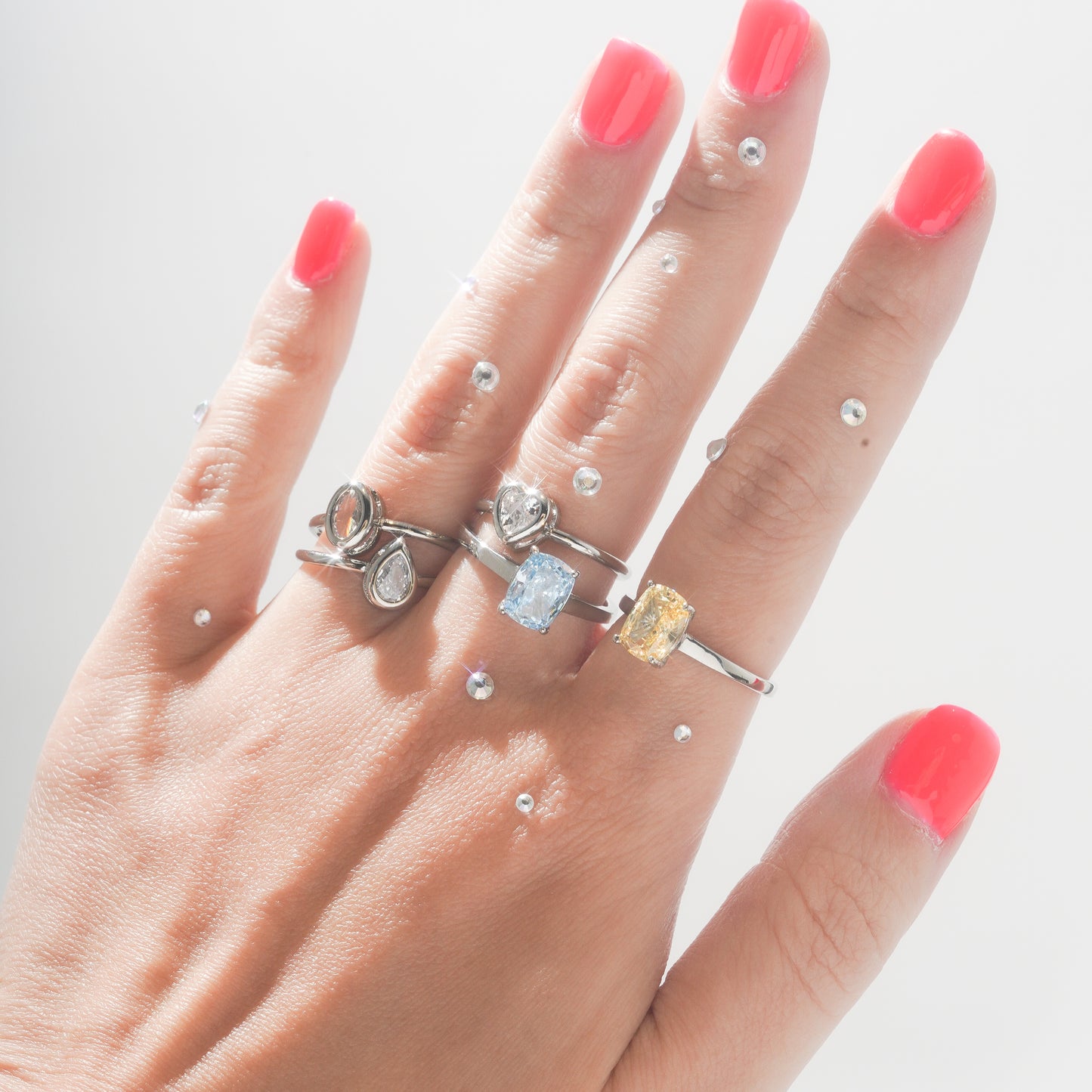 Ring Bundle - Build Your Own (3 Bezel + 2 Baby Cocktail)