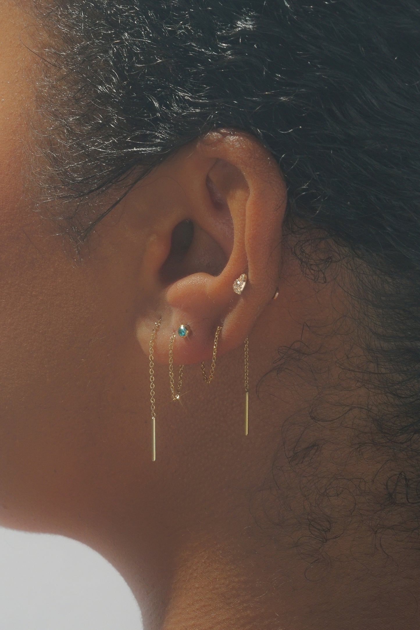 Extra Long Threader Earring (Single)