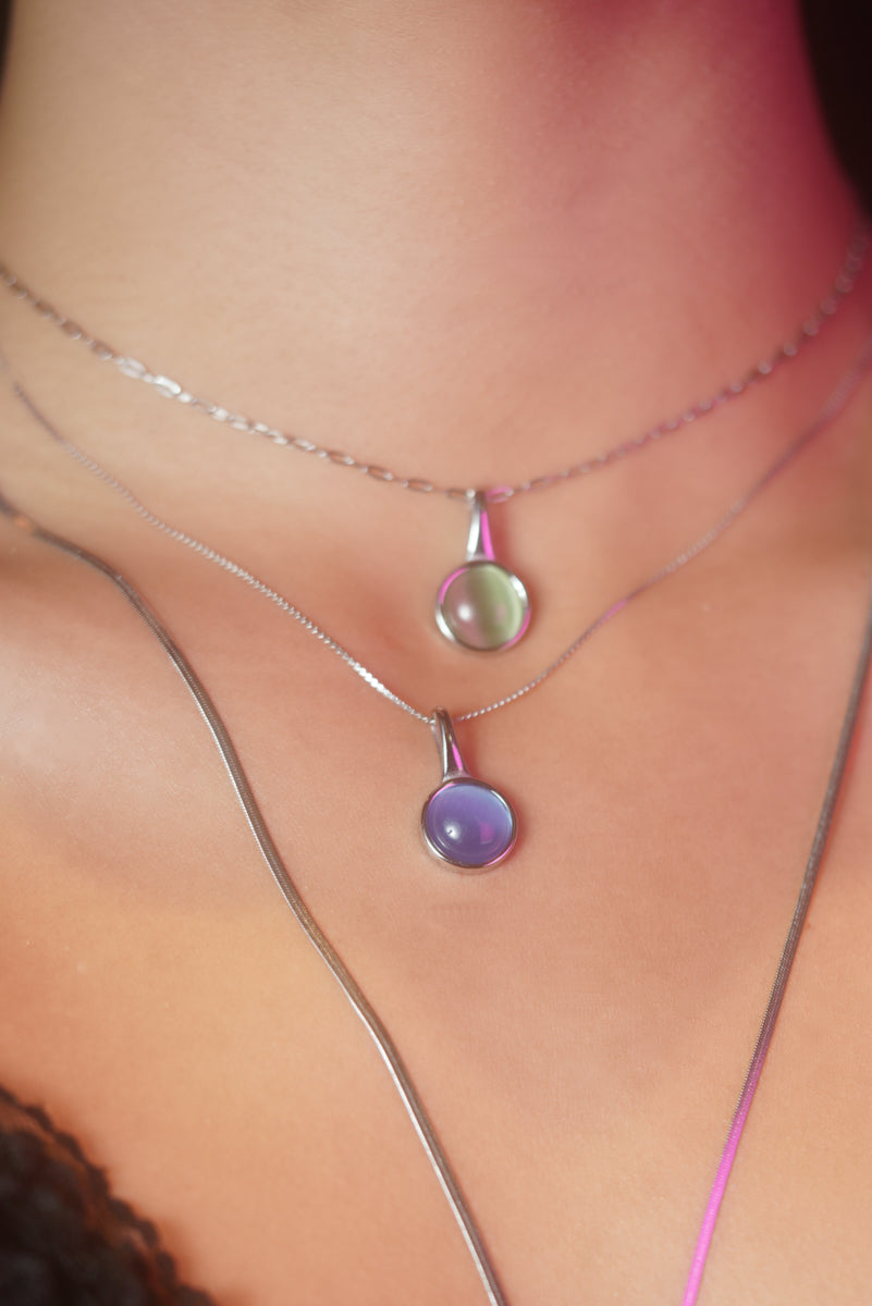 Cat Eye Pendant – Green