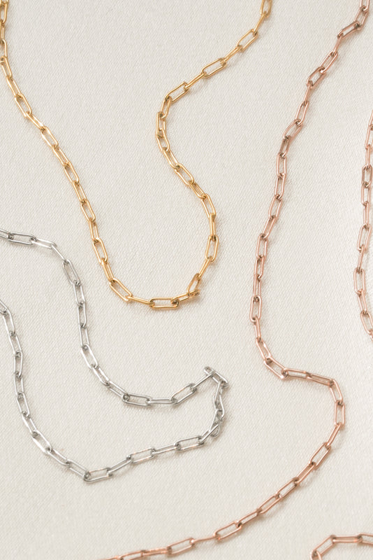 gold, silver, rose-gold