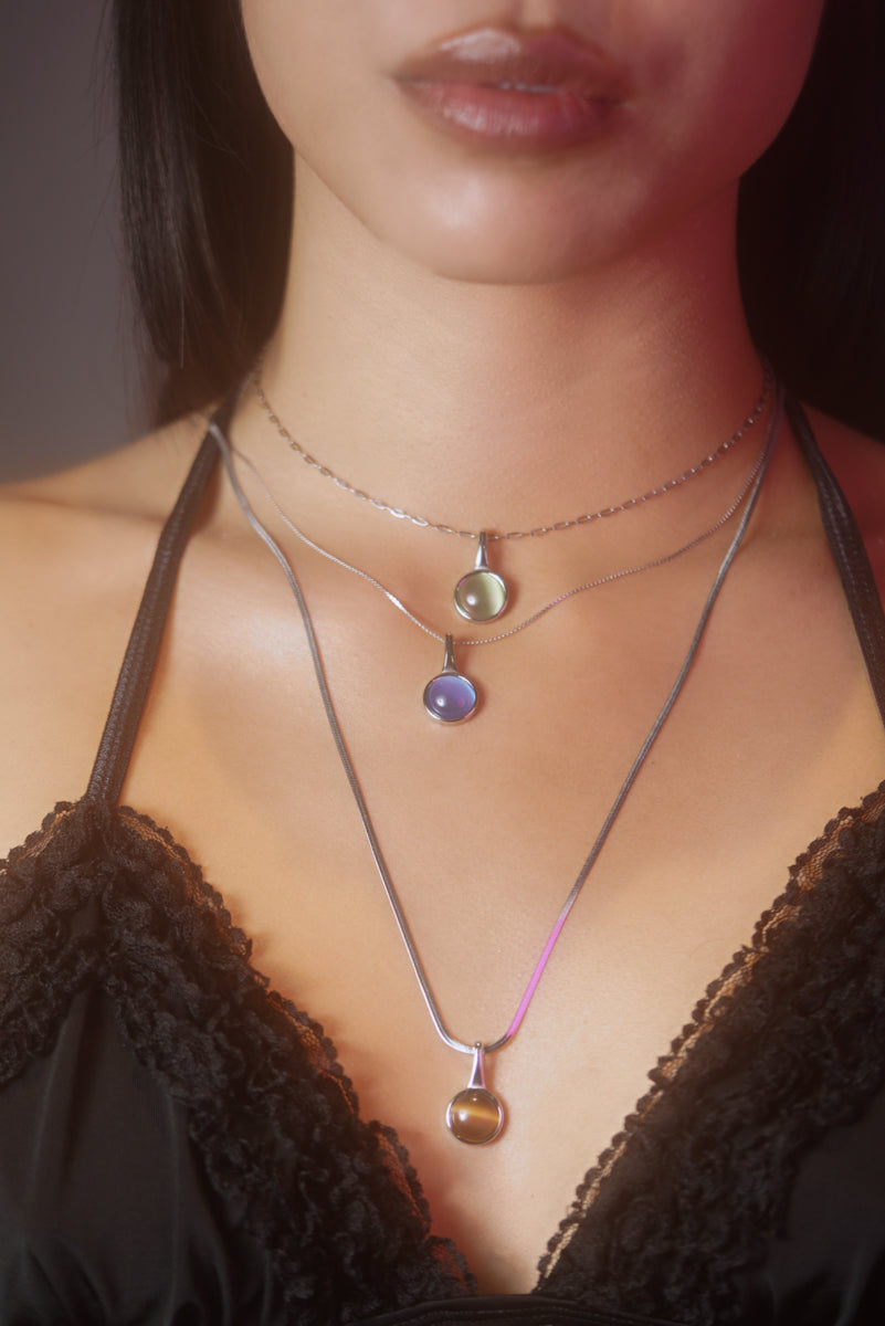 Cat Eye Pendant – Green