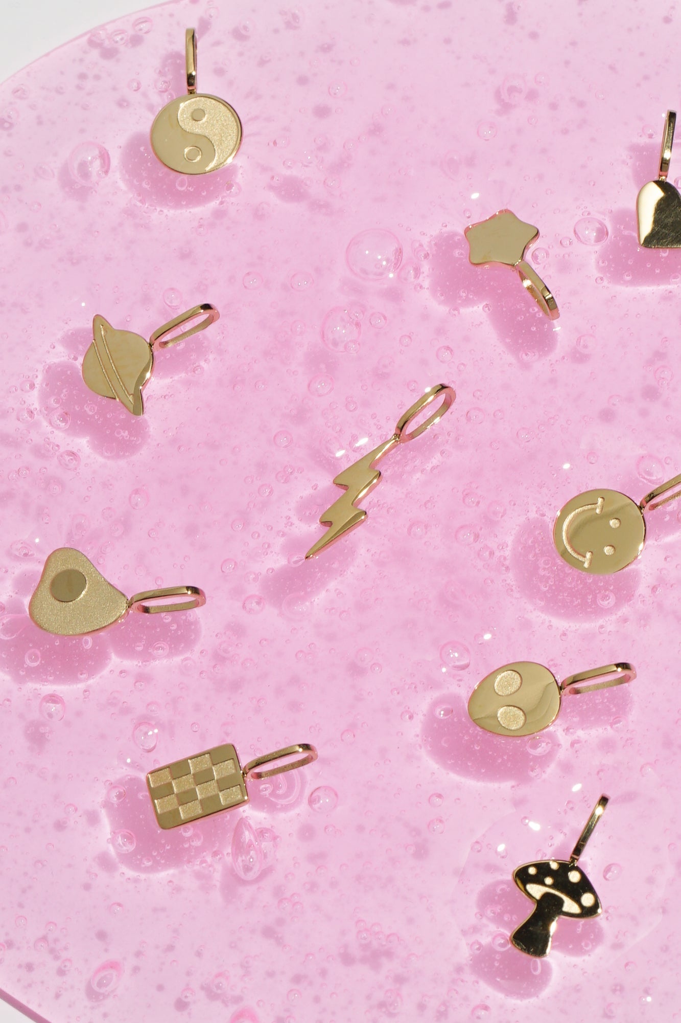 Ready-Made 2D charms — gold #pdp