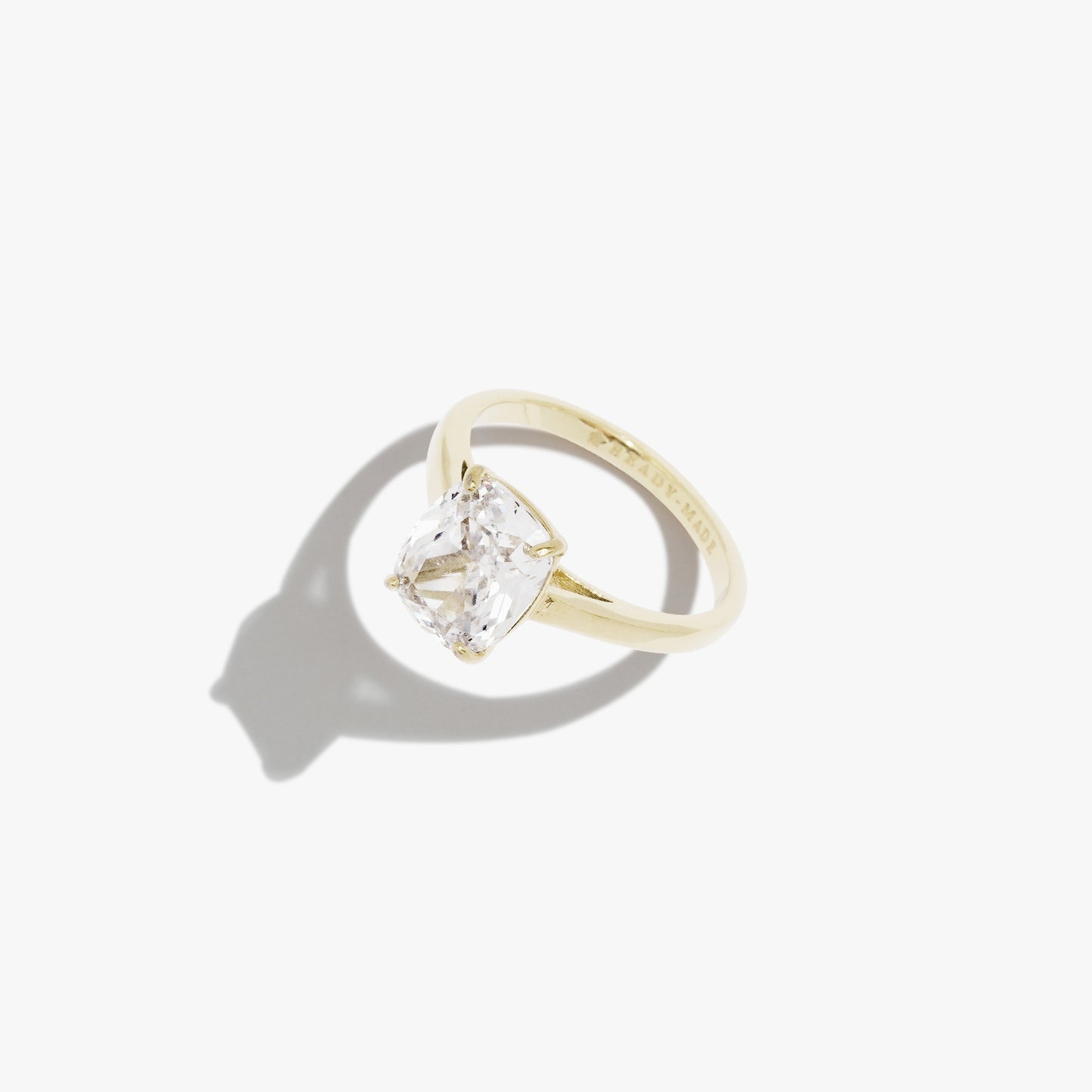 Medium Cushion Cut Promise Ring