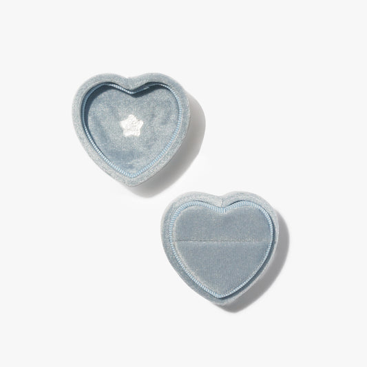 Blue Heart Jewelry Box