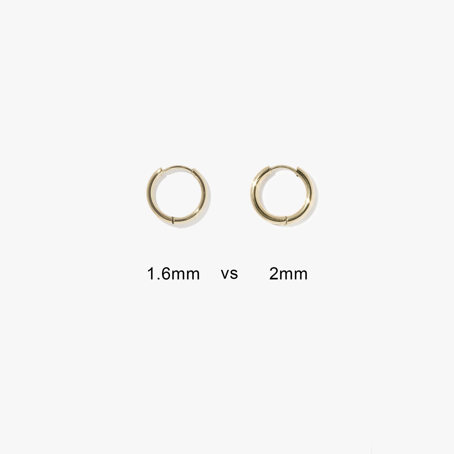 2.0mm Infinity Hoops (Pair)