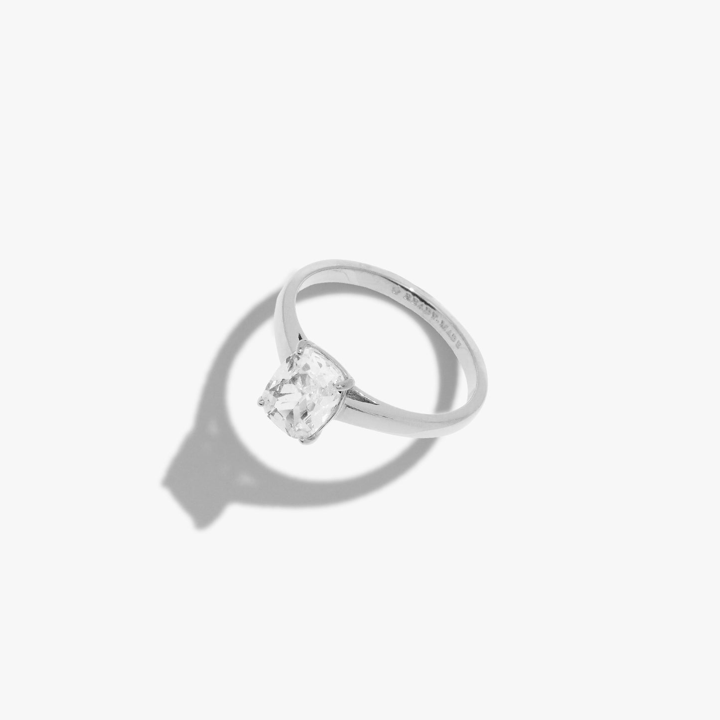 Small Cushion Cut Promise Ring