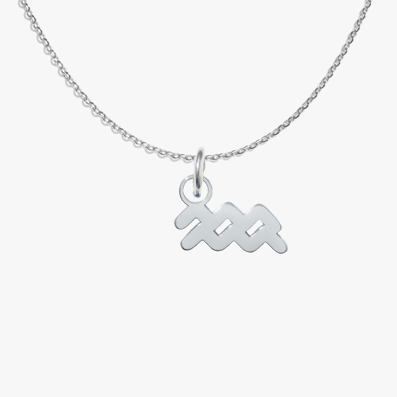Aquarius, silver, pendant #pdp