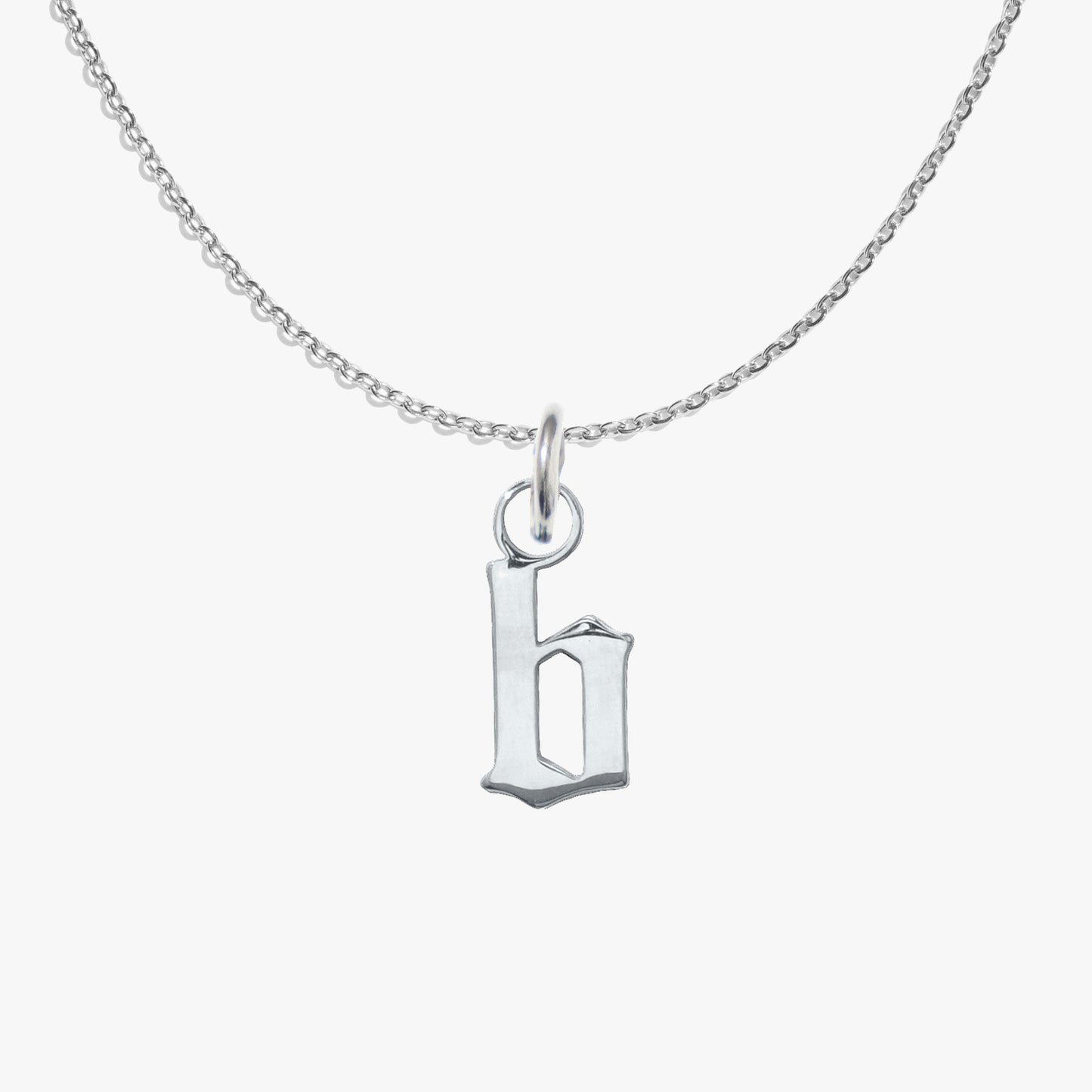 b, silver, pendant #pdp