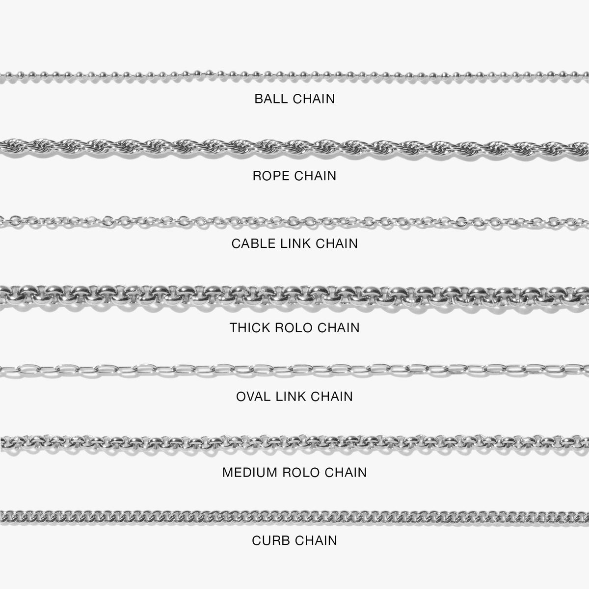 Sterling Silver 1mm Bracelet Safety Chain Safety Chain for Your