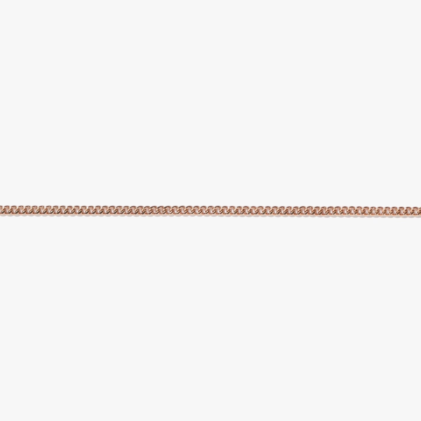 14KT Rose Gold Necklace Extender Safety Chain 3 Length Double Curb
