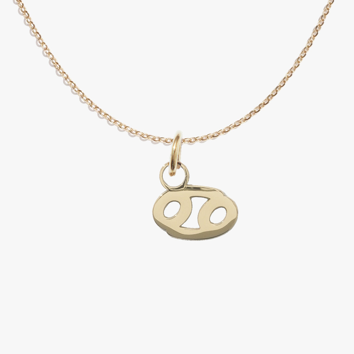 Cancer, gold, pendant #pdp