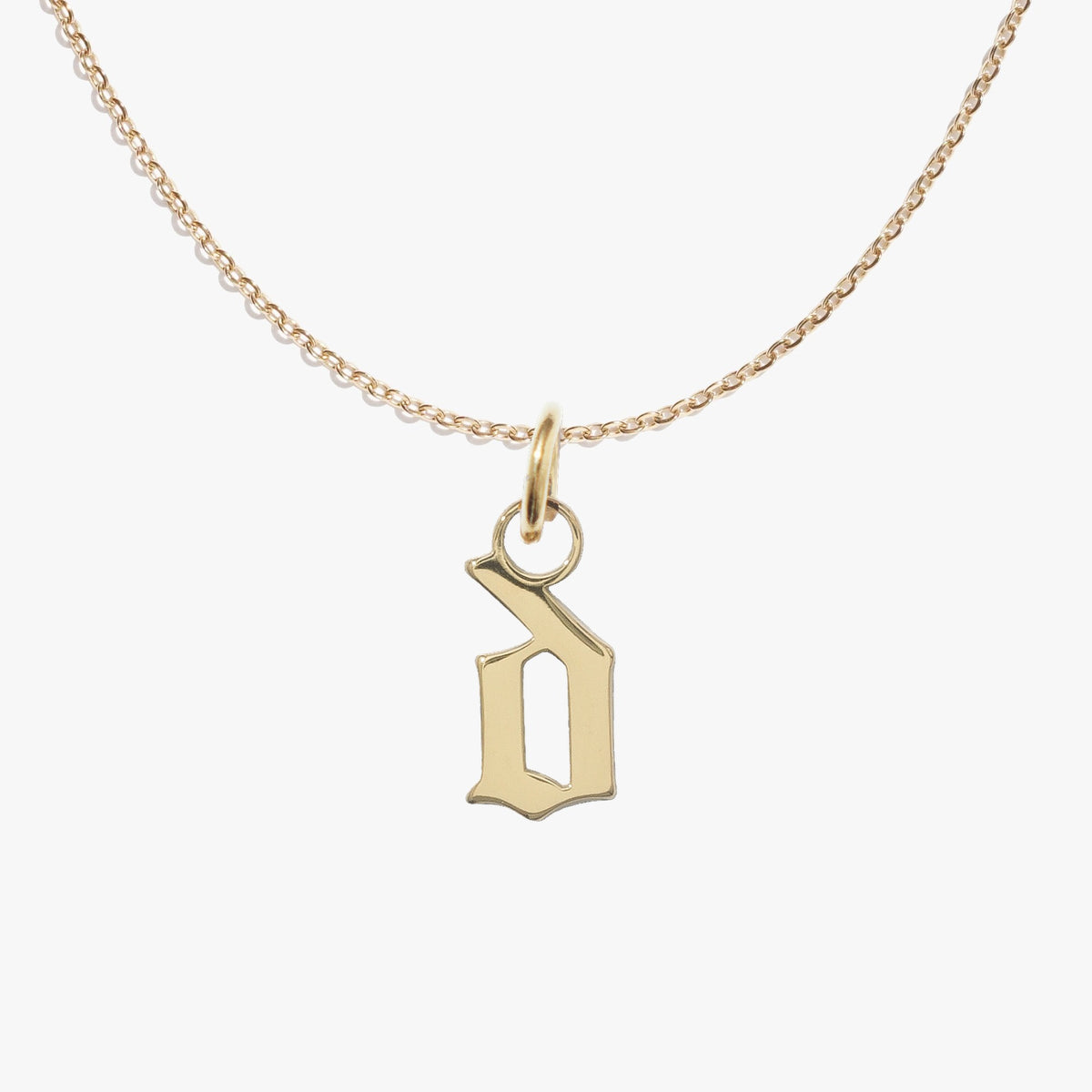 d, gold, pendant #pdp