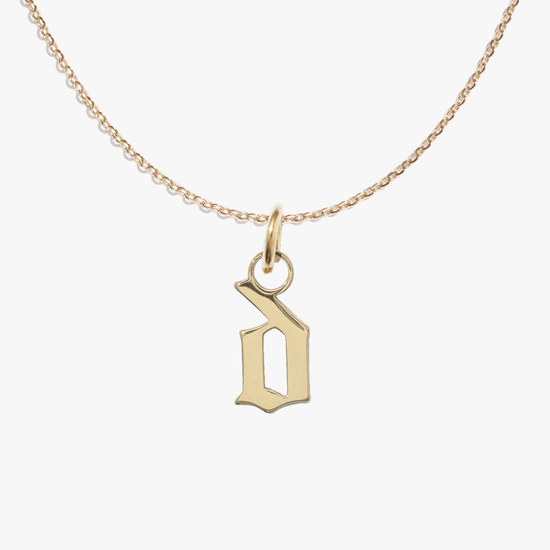 d, gold, pendant #pdp