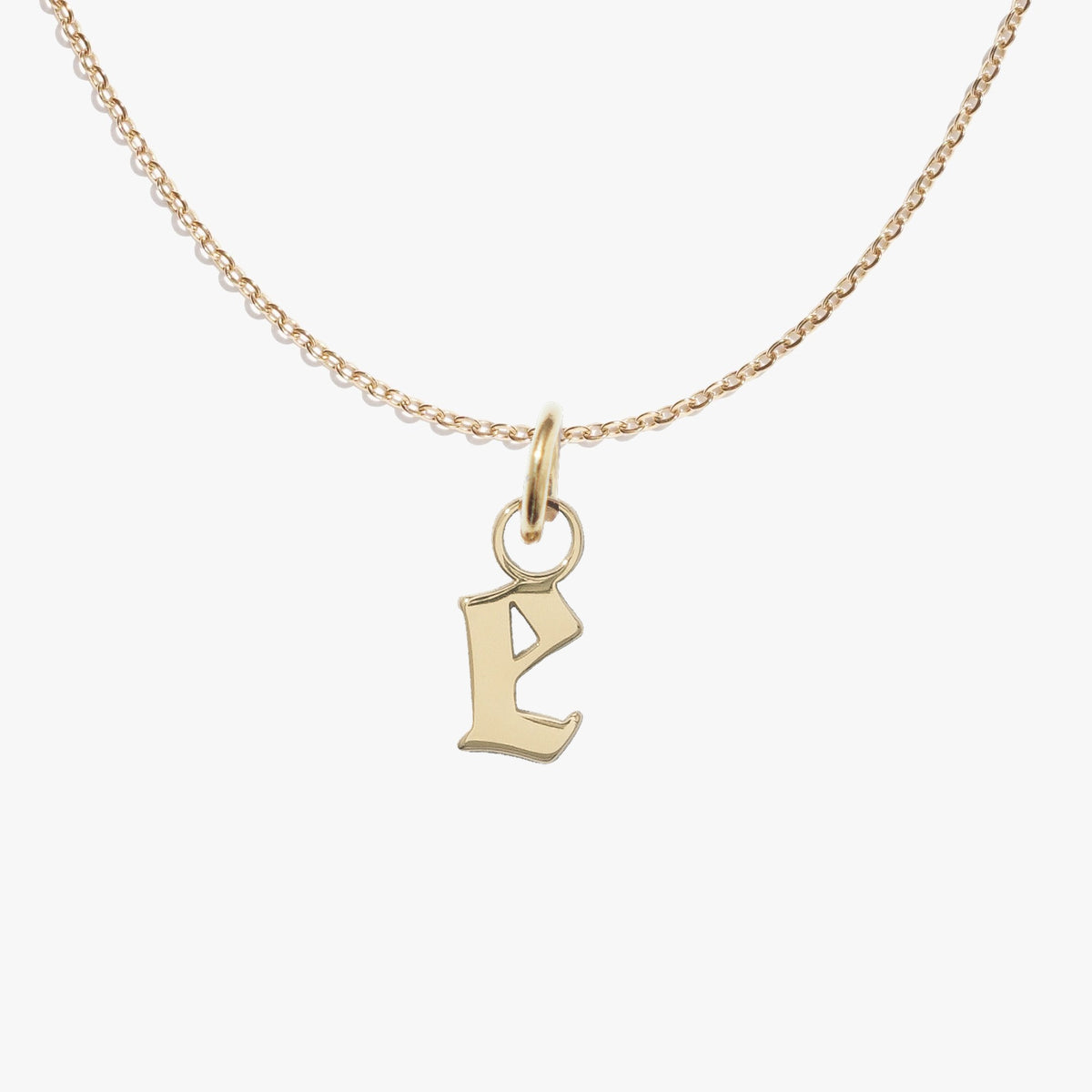 e, gold, pendant #pdp
