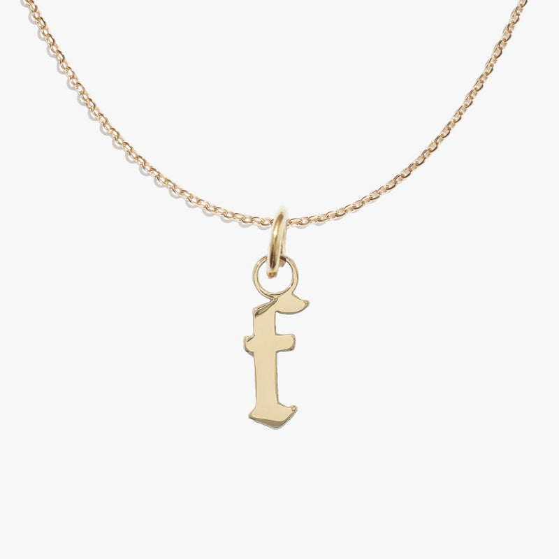 f, gold, pendant #pdp