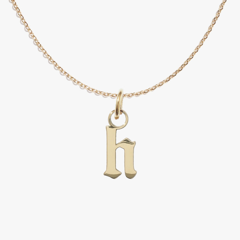h, gold, pendant #pdp