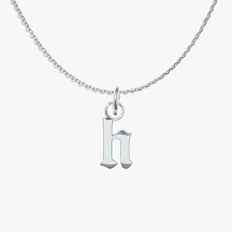 h, silver, pendant #pdp