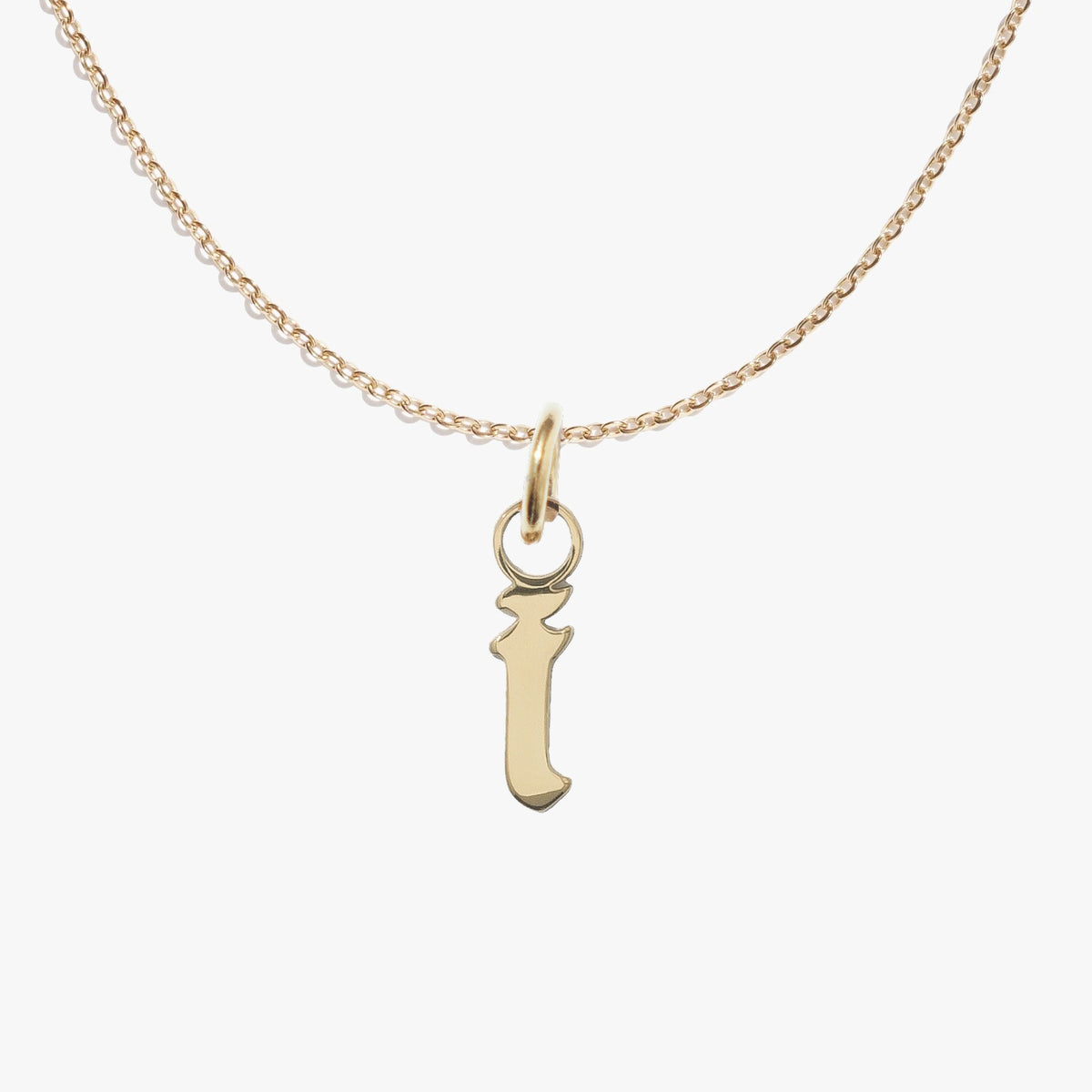 i, gold, pendant #pdp