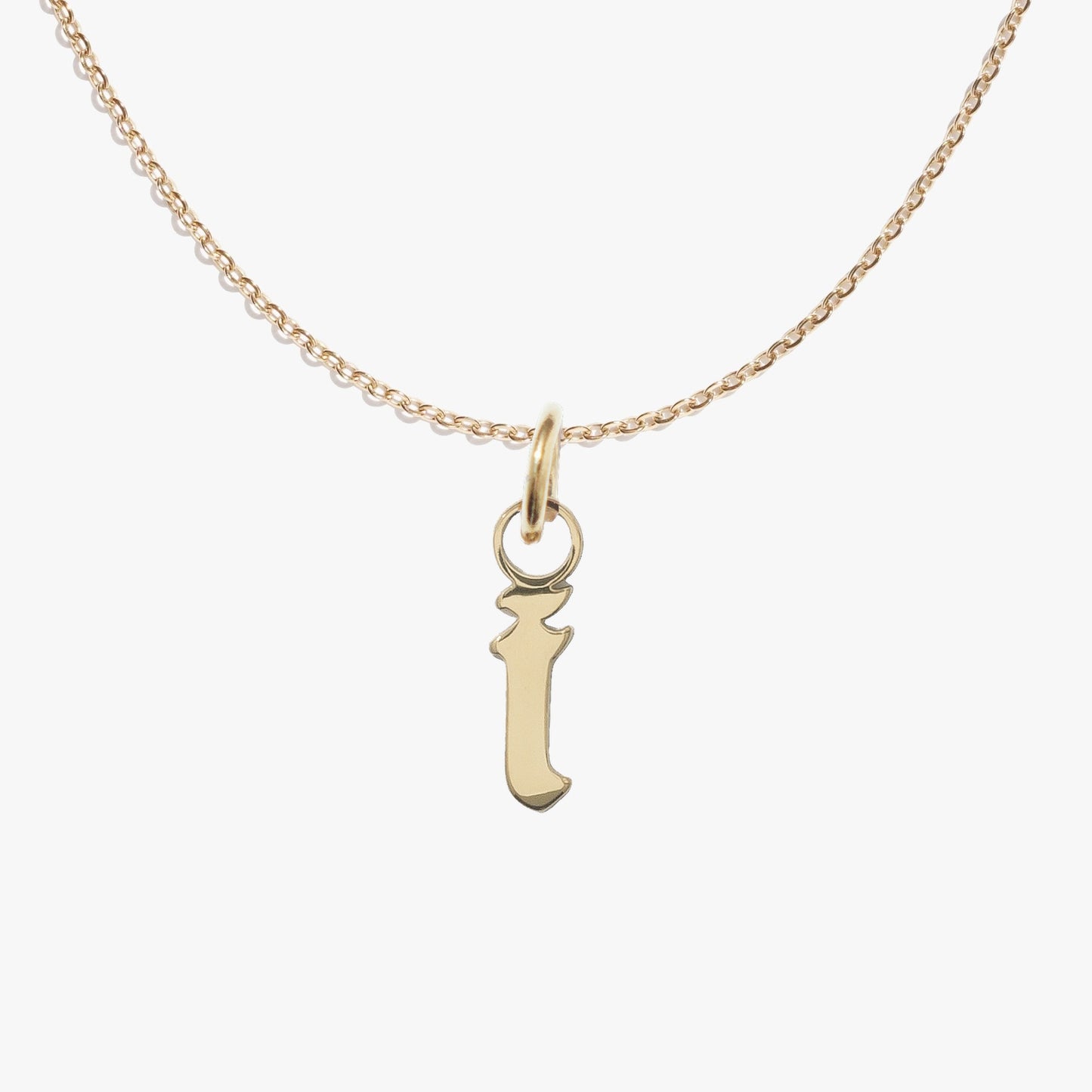 i, gold, pendant #pdp