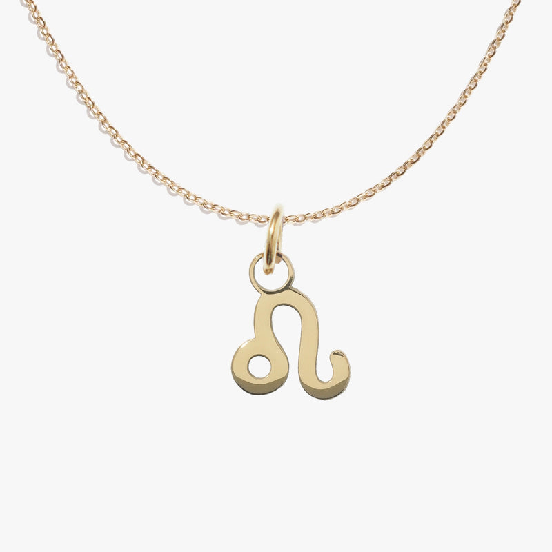 Leo, gold, pendant #pdp